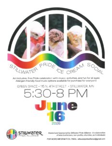 6.16.26 Stillwater Pride Ice cream social